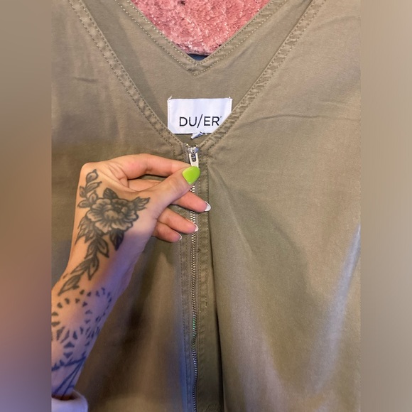 Duer | Live Free Jumpsuit - Olive | - Picture 4 of 11